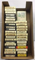 C3)  vintage, eight track country Count of 35