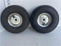 2 tires- 10X4.10/3.50-4