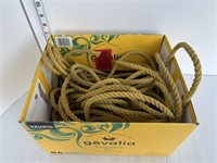 Box of yellow rope