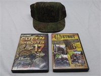 (2) Turkey Hunting DVDs & Vintage New Old Stock