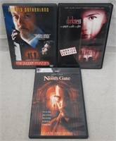 C12) 3 DVDs Movies Horror Thriller Puppet Masters