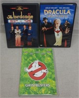 C12) 3 DVDs Movies Comedy Ghostbusters