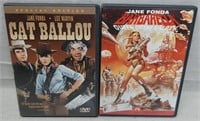 C12) 2 DVDs Movies Jane Fonda Barbarella