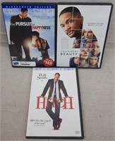 C12) 3 DVDs Movies Will Smith Pursuit Of Happyness