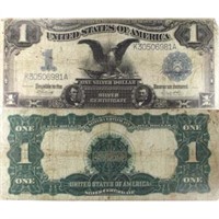 1899 US Black Eagle Silver Certificate G-VG