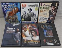 C12) 6 DVDs Movies Various Oldies Interview Quidam