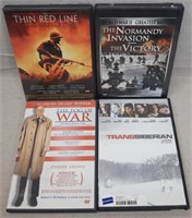 C12) 4 DVDs Movies War Action The Thin Red Line