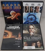 C12) 4 DVDs Movies Wall Street Money Never Sleeps