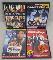 C12) 4 DVDs Movies Comedy Road Trip Wedding Ringer