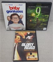 C12) 3 DVDs Movies Kids Family Baby Geniuses