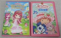 C12) 2 Strawberry Shortcake DVDs Cartoons