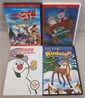 C12) 4 DVDs Movies Kids Family Christmas