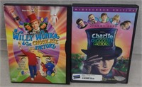 C12) 2 DVDs Movies Kids Family Willy Wonka
