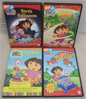 C12) 4 DVDs Movies Kids Dora The Explorer