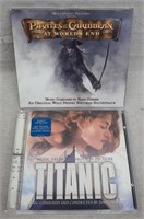 C12) 2 Music CDs Soundtracks Titanic
