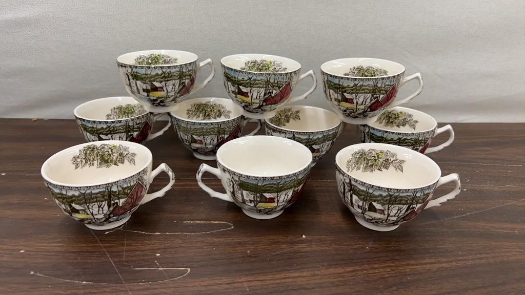 Handmade England tea cups