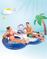 Inflatable River Run II Double Seater Lounge Pool