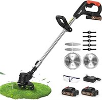 NEW! $70 Electric Cordless Weed Wacker,24V 2Ah