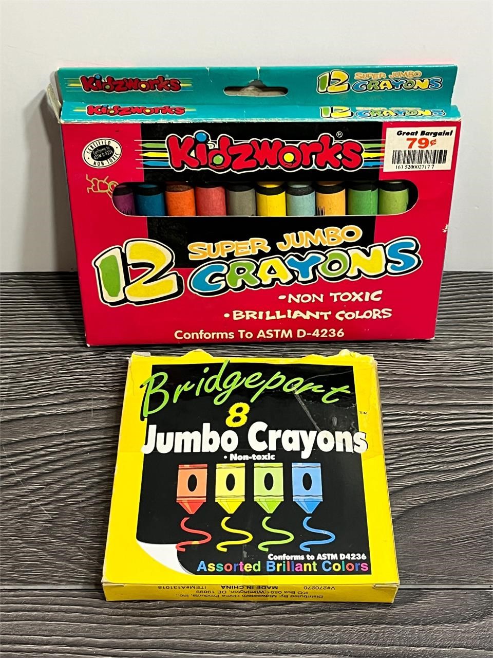 Jumbo Crayons 12 & 8 Pack