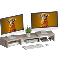 SUPERJARE Monitor Stand Riser, Adjustable Screen