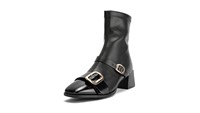 NEW Zelaprox Women’s Square Toe Ankle Boots Low