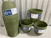 The Ocean Series 24Pk Planters Olive Green