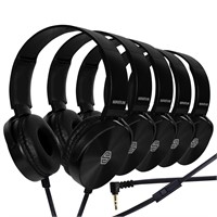 Classroom Headphones-Bulk 10-Pack, Student On Ear