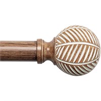 Wood Curtain Rods for Windows: 1 Inch Diameter