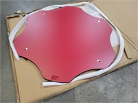 Reversible 60" Tabletop Red/Yello