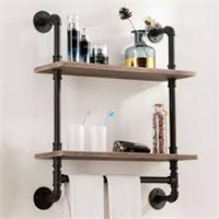 2 Tier Industrial Wall Shelves 24" *See Inhouse