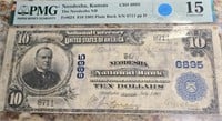 1902 Large $10 Bill - Neodesha, KS