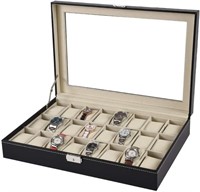 NEW! $348 Organizer Watch Storage Box Slots