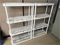 Set of Two Plastic Shelves