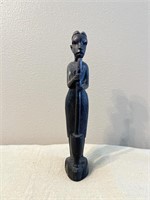 African Hand Carved Statue Woman