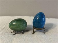 Painted Stone Eggs
