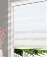 $64  Homebox Roller Shades  35.5Wx72H  White
