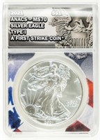 Coin 2021 First Strike T1 Silver Eagle-ANACS-MS70