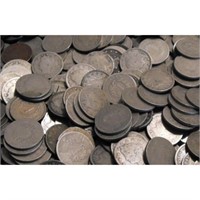 Lot of (100) V Nickels - Circulated