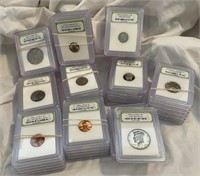 (50) BU and Proof Slabbed Coins