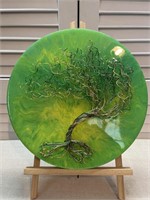 Tree Wire 3D Acrylic and Resin Painting