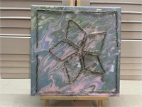 Star 3D Wire Acrylic and Resin Paintingb