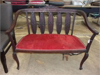 old fancy bench