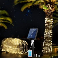$22  72FT Solar Rope Lights  200 LED  Waterproof