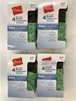 16 New Pairs Hanes Boys Size S Tagless Briefs