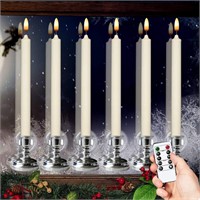 $34  10 Flameless Candles  3D Wick LED (6 Pack)