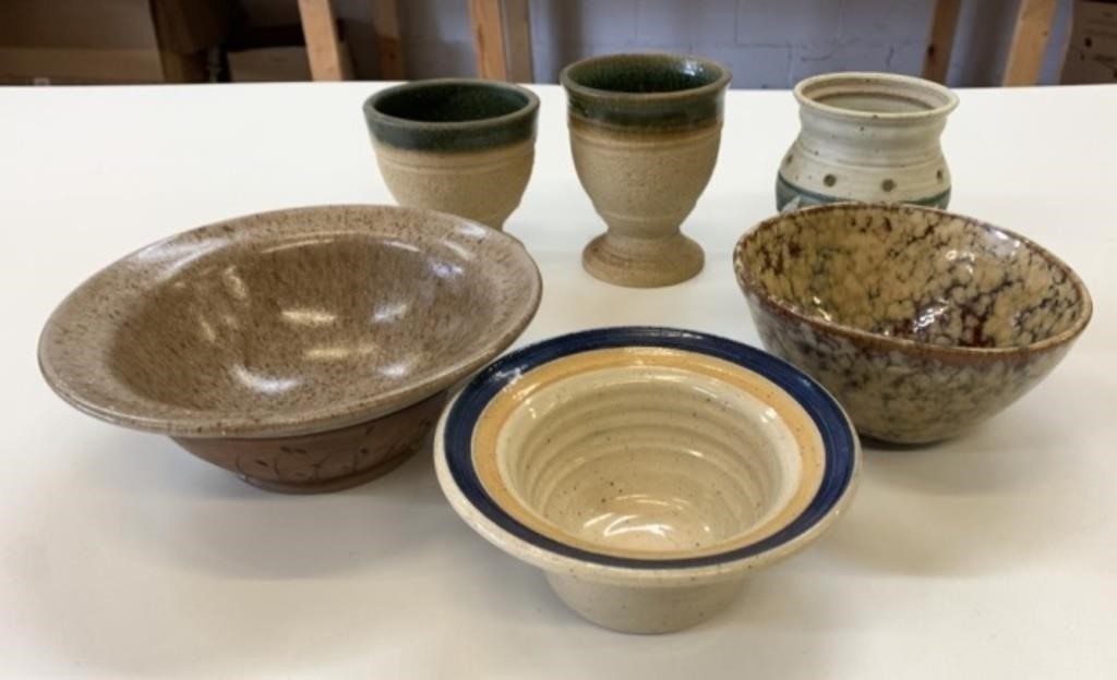 6 Assorted Pottery Items