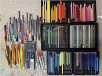 Lot of Pencils, Markers, Pens