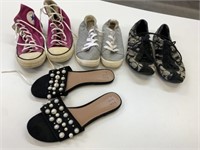 4 Pairs Size 7-7.5 Shoes