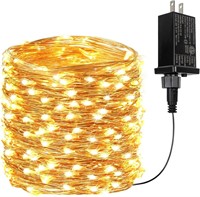 $15  66Ft 200 LED Fairy Lights  Waterproof 8 Modes
