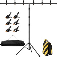$30  8x5ft Backdrop Stand Kit with Clamps  Sandbag
